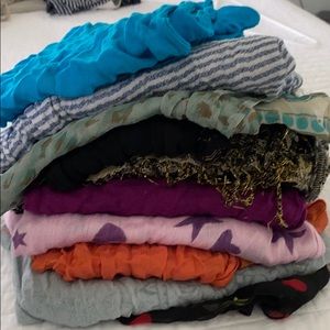 Lot of women’s scarves!!!